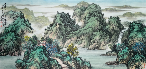 水清门外千山绿