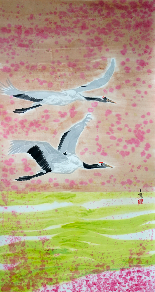 双鹤图