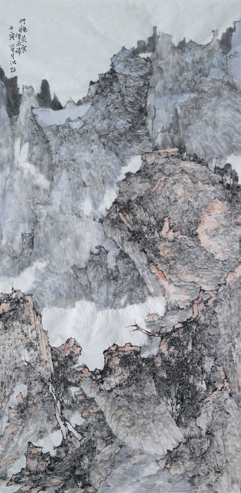 门掩黄昏僧来归