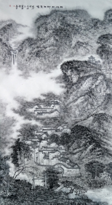 雨洗幽村生素境