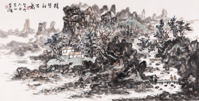 携琴访友图