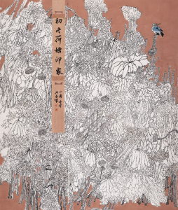 初冬荷塘印象