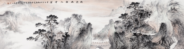 松间幽径入云深