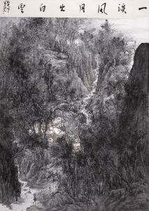 一溪风月出白云