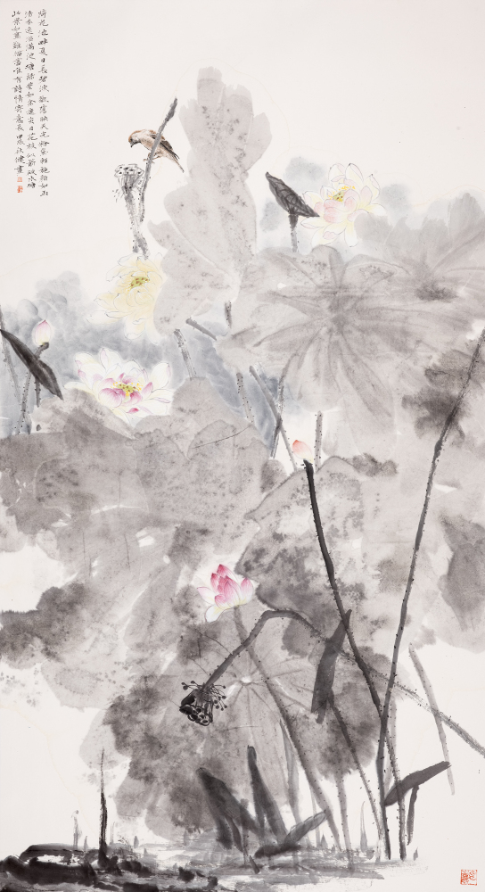 清香远溢满池塘