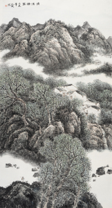清溪积翠