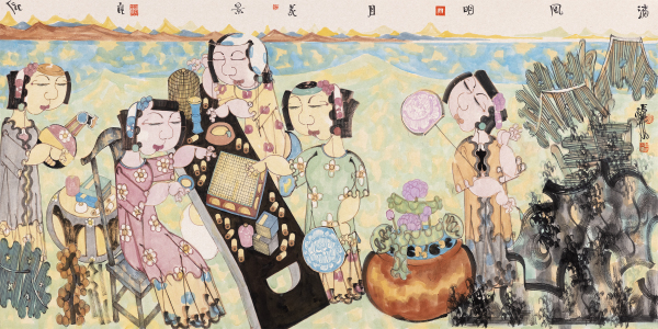 清风明月美景良辰