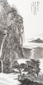 墨言晓山春色