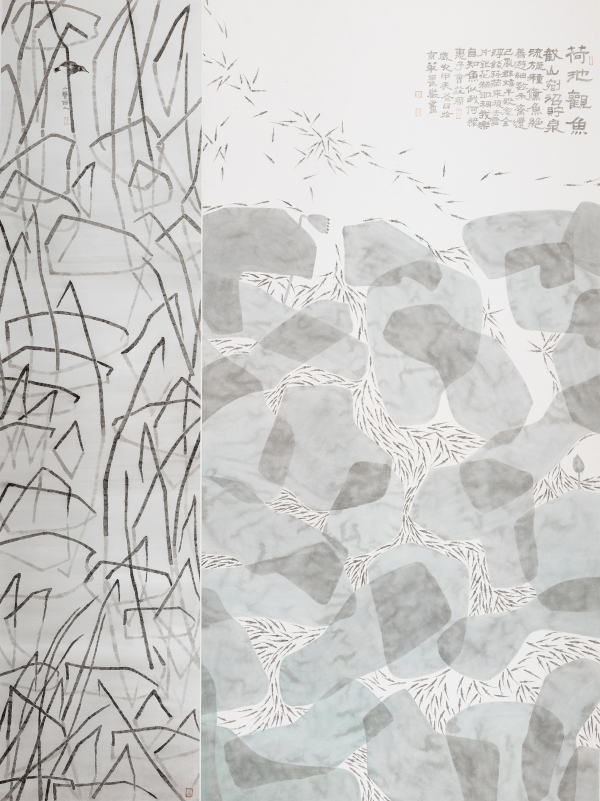 逍遥游系列荷池观鱼