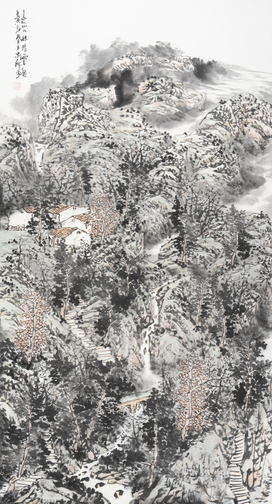 远山几抹晴云起