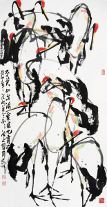 群鹤图