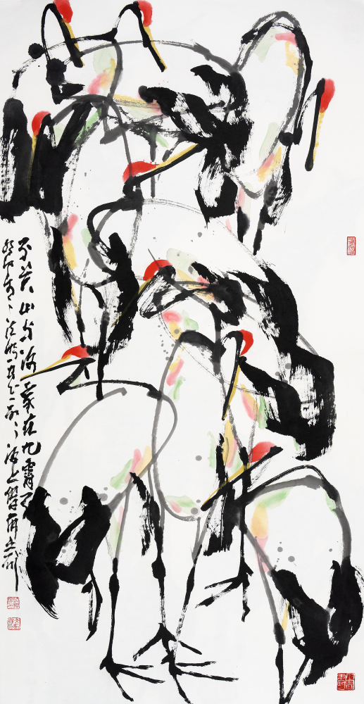 群鹤图