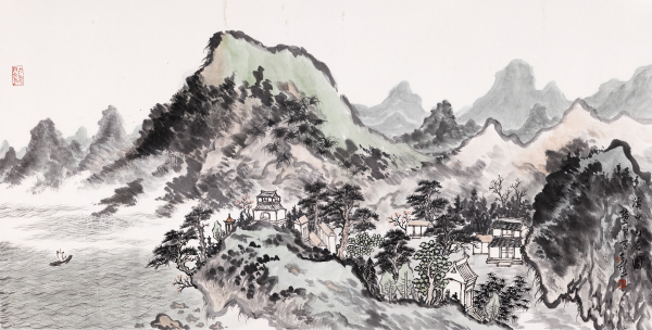 溪山幽居图