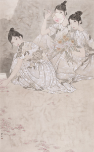 蝶衣惜兮落花香