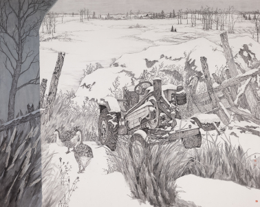 鹅鸣日暖春日曛