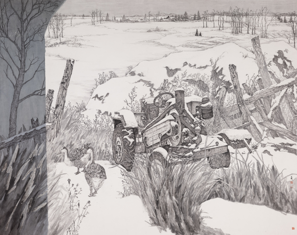 鹅鸣日暖春日曛