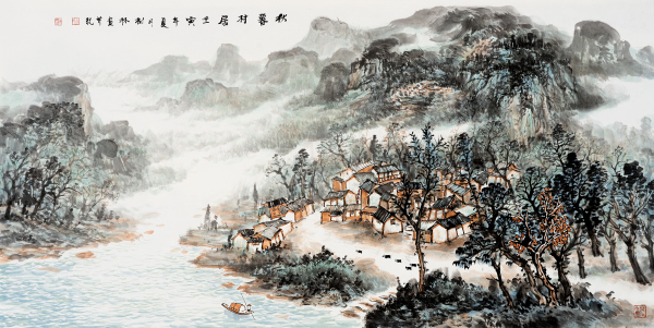 秋暮村居