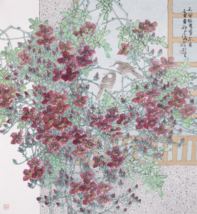 天风摇曳宝花垂