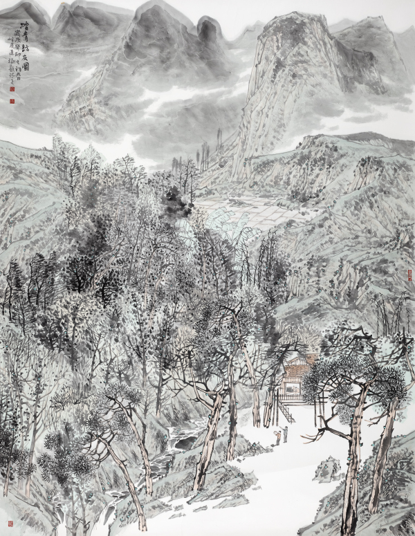 踏青访友图
