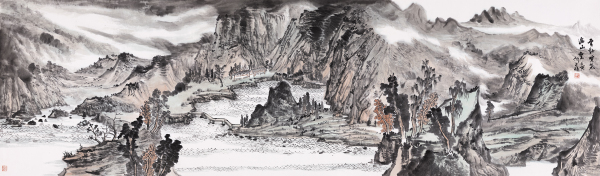 云动紫气满山壑