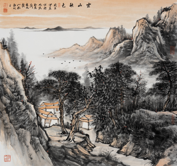 云山秋色