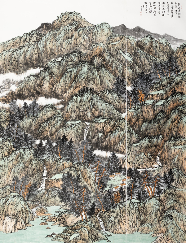 夏云轻漾山亦秀