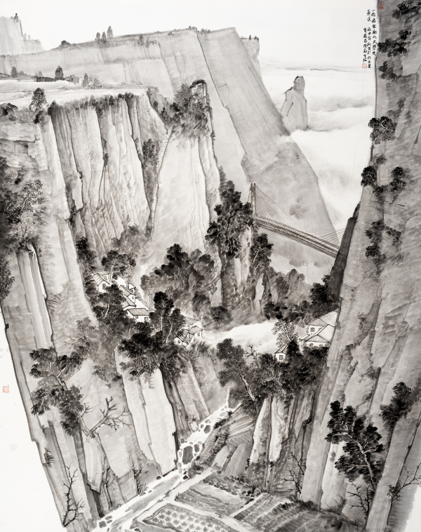 一桥飞架南北天堑变通途