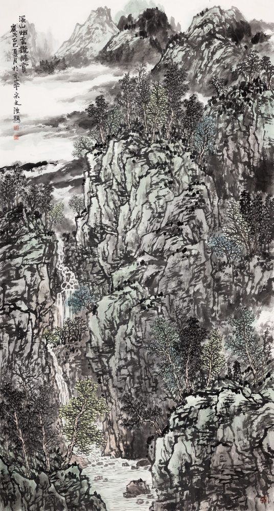 溪山烟云揽胜赏