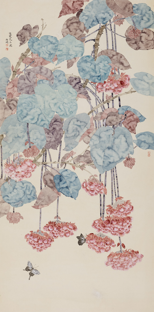 双双花上飞