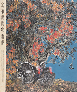 金晖烂漫醉墨香