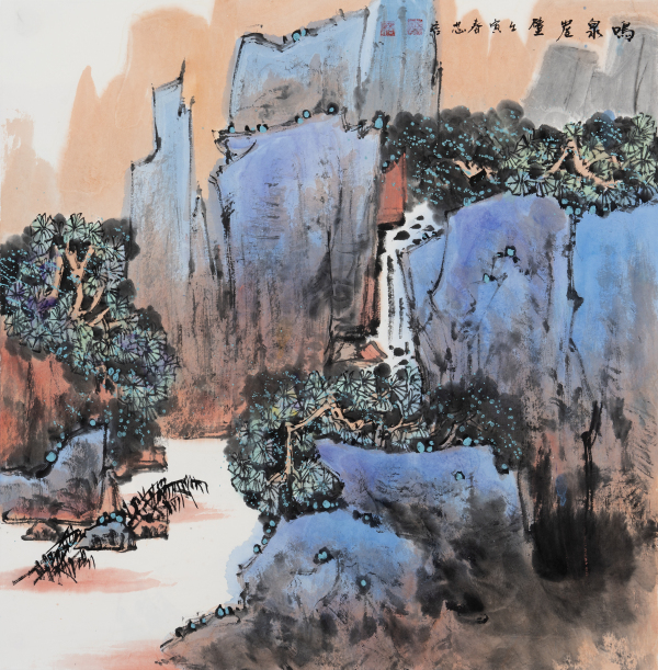 鸣泉崖壁