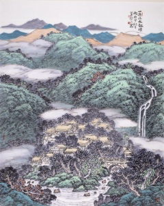 一溪流水和烟雨