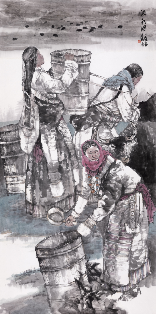 汲水图