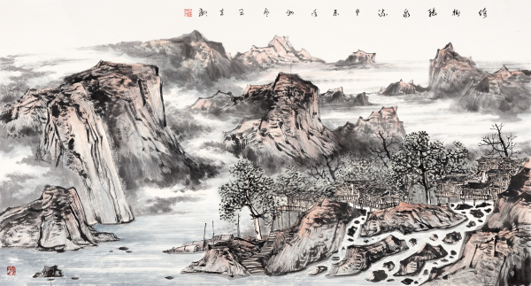 倚树听泉流