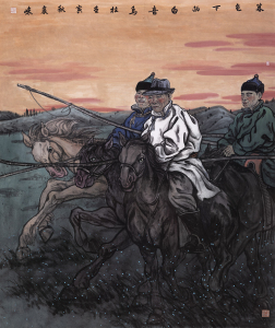 暮色下的白音乌拉