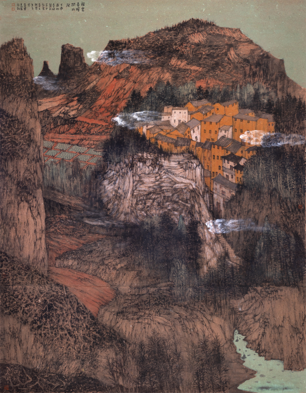 祥云春暖润山河