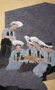 巧手绣出满山春