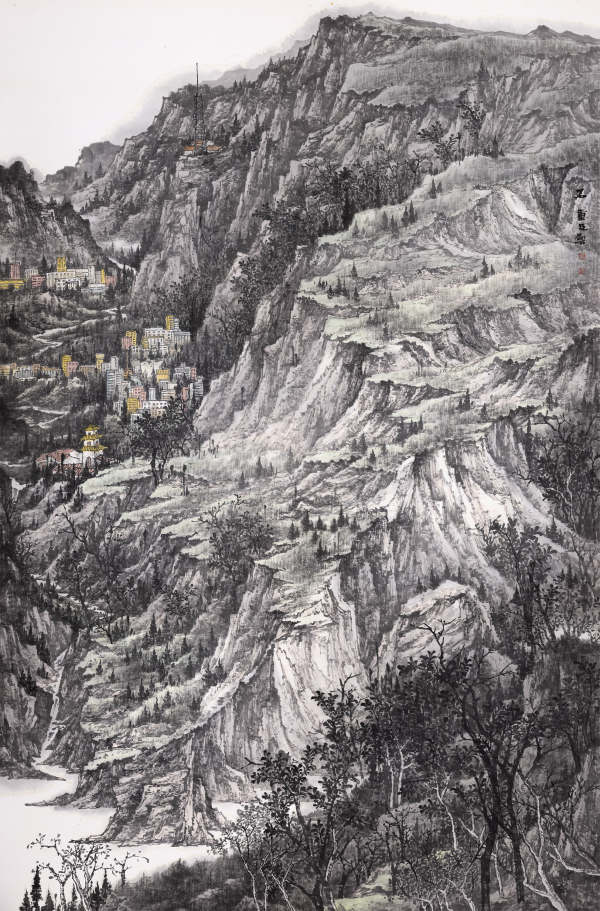 城外青山四时画