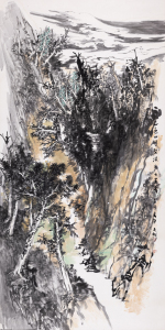 山色四时碧 溪光七里青