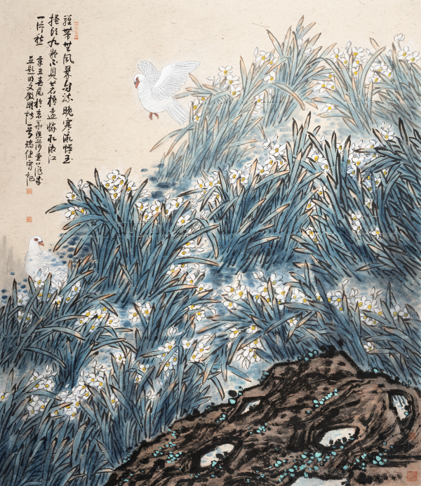 罗带无风翠自流