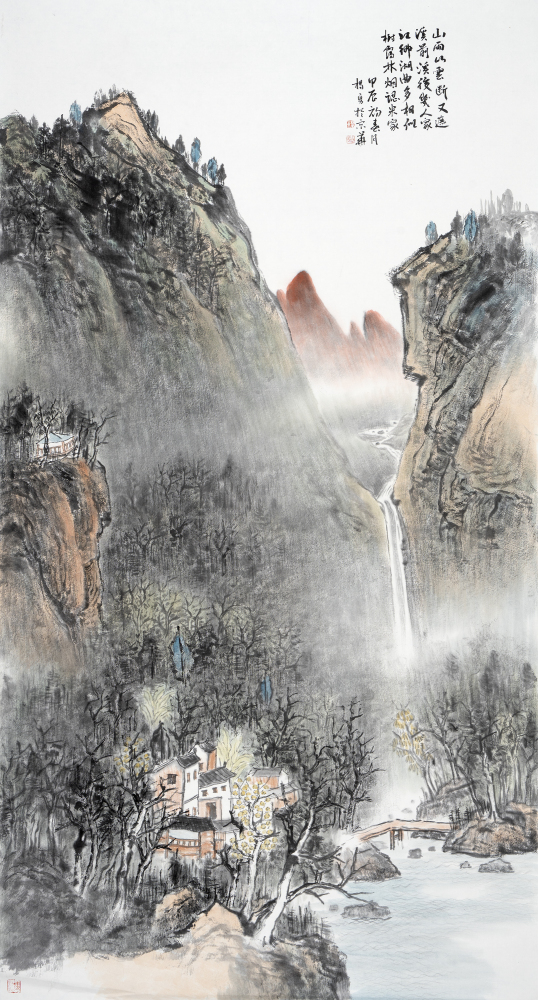 山雨以云逝又遮