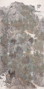 山静水流开画景