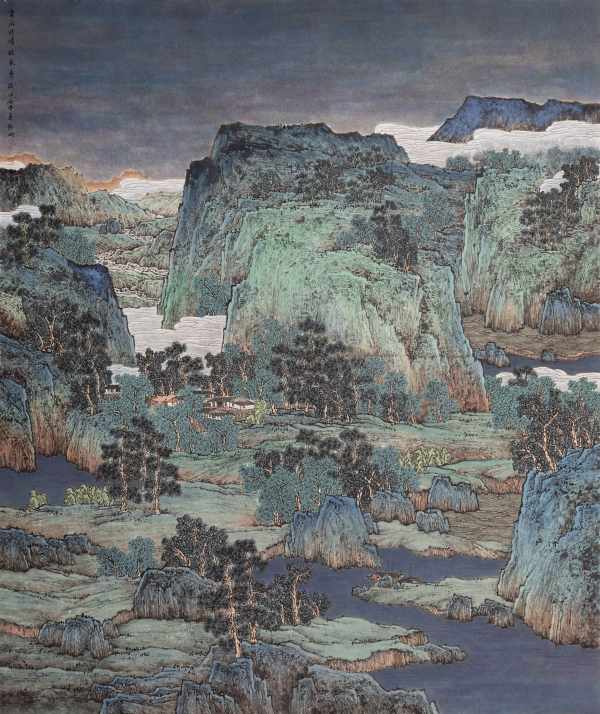 云水映峰林木秀