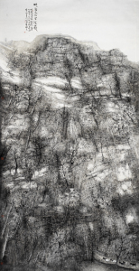 晓看太行云绕岭