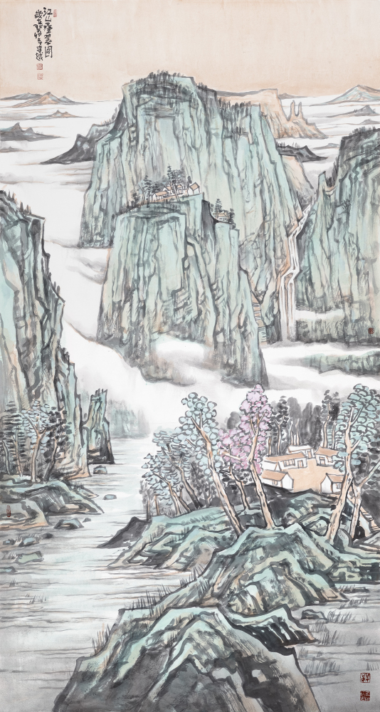 江山叠翠图