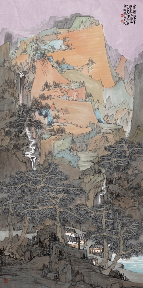 云烟染翠碧间幽