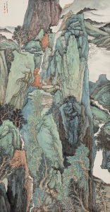夏景山水图