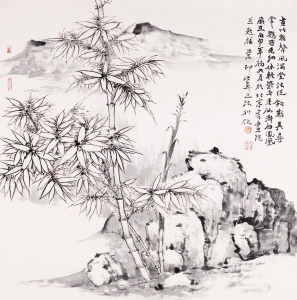 画竹有声风满堂