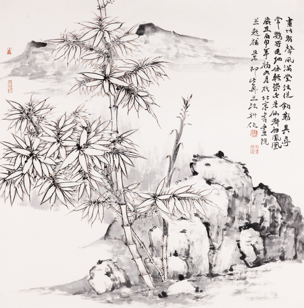 画竹有声风满堂