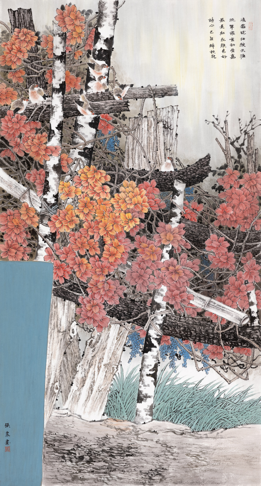 凌霜犹任绽天涯